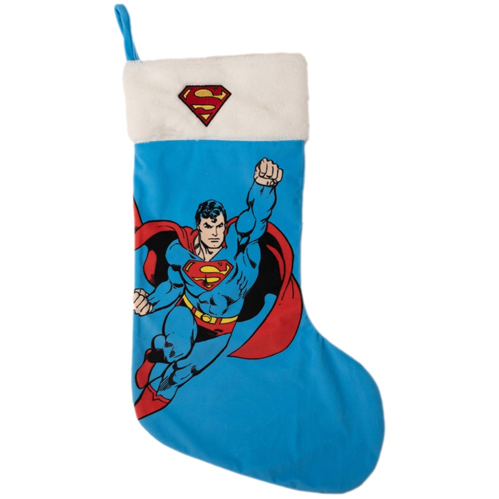 DC Comic Superman Christmas Stocking Image 1