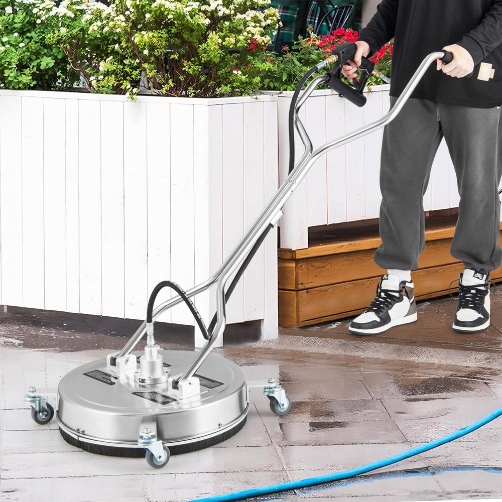 Costway AU10021GB Dual Handle Pressure Washer Surface Cleaner with Casters 4000W Image 2