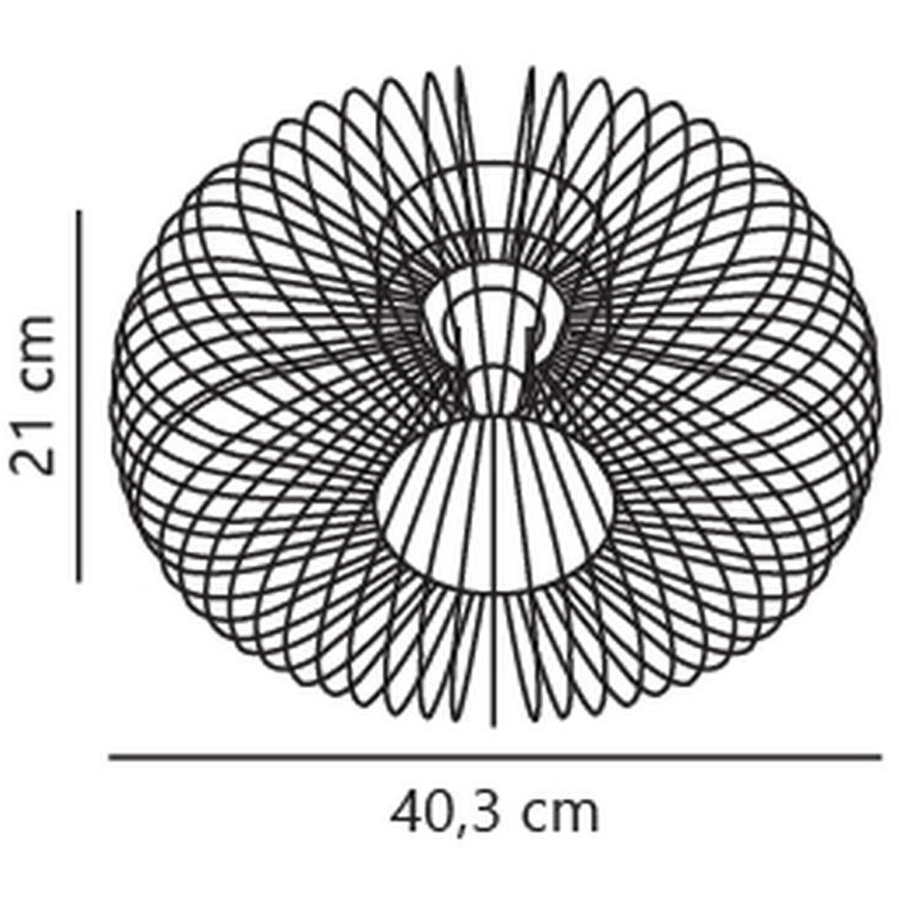 Nordlux Beroni Black Ceiling Light Image 7