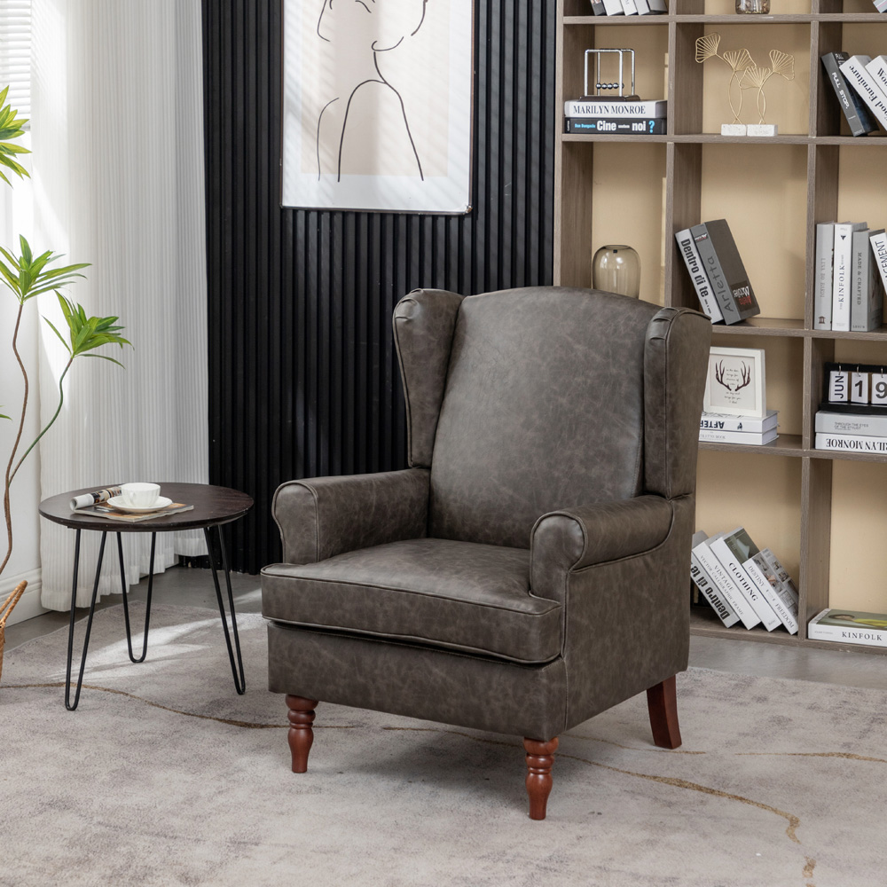 Furniture One Fireside Wingback Armchair Image 7