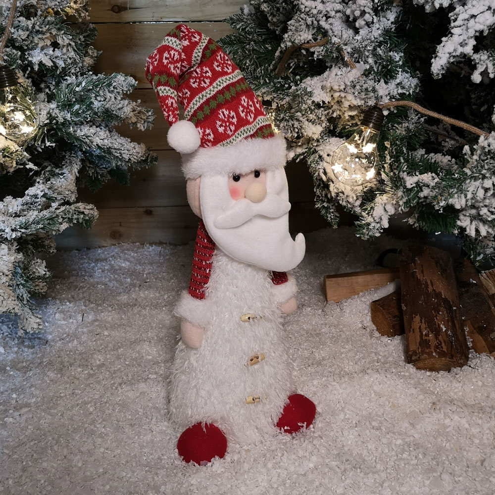 Samuel Alexander Standing White Santa Claus LED Christmas Decoration Image 5