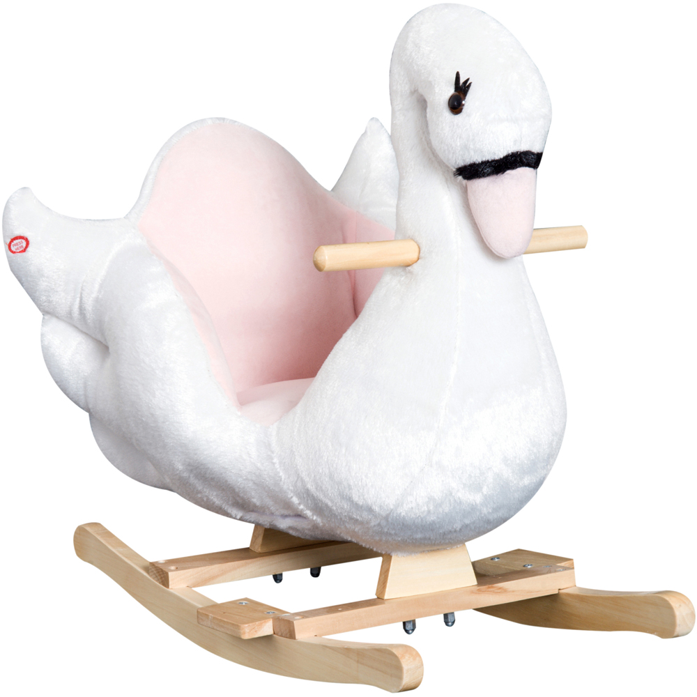 Tommy Toys Rocking Swan Baby Ride On White Image 1