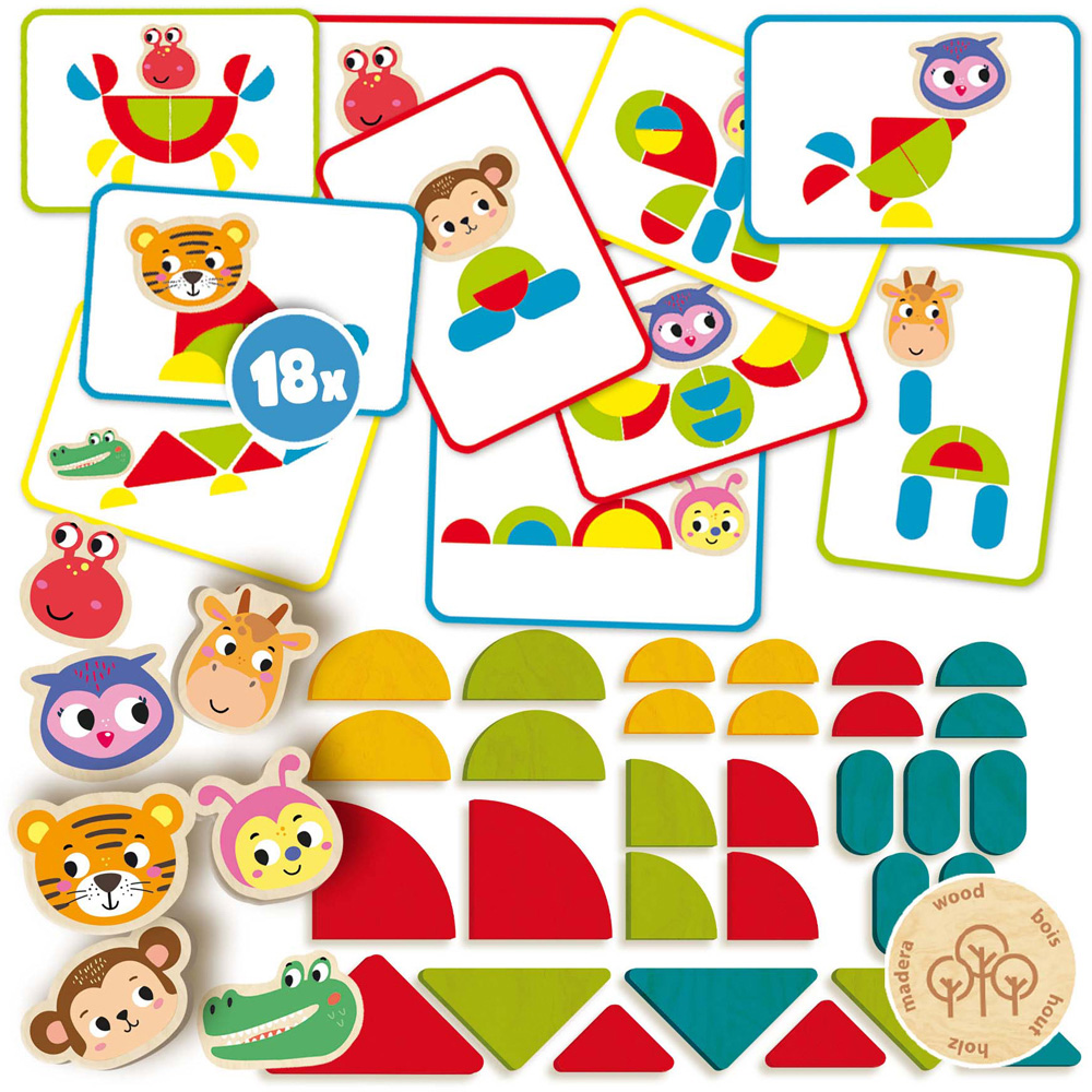 SES Creative Montessori Animal Shape Set Image 2