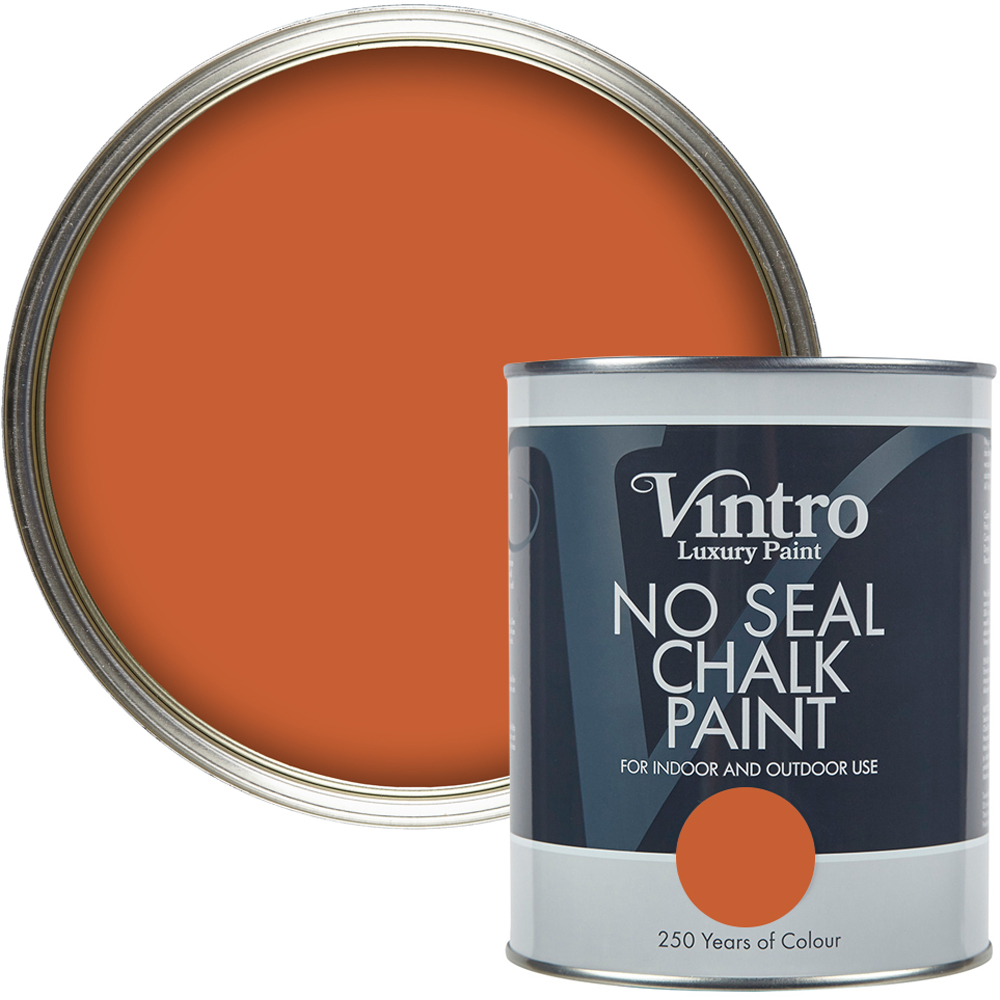 Vintro Paint Thors Rust No Seal Chalk Paint 1L Image 1