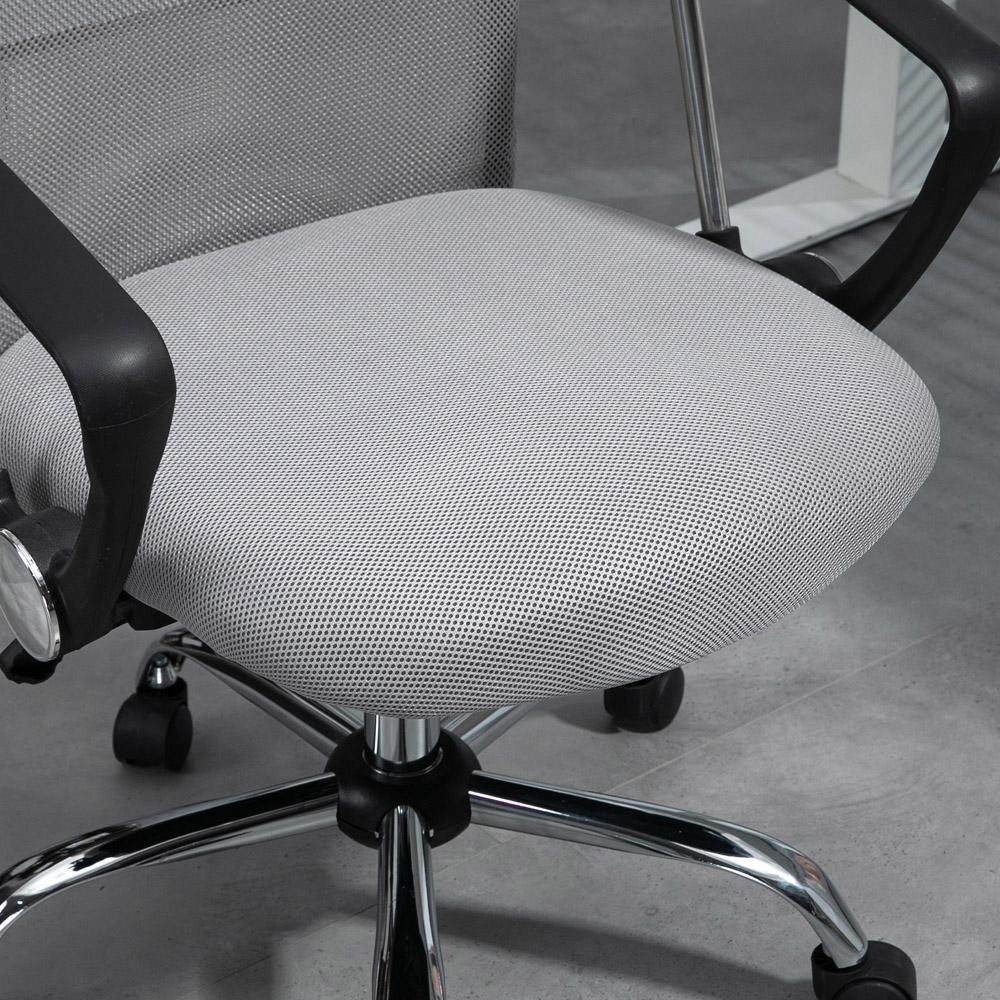 Portland Light Grey Mesh Office Chair Image 3