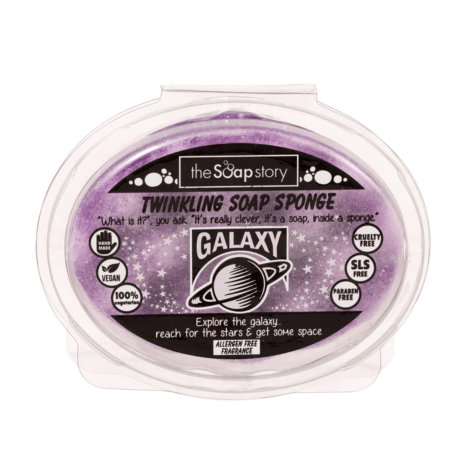 Galaxy Twinkling Soap Sponge Image