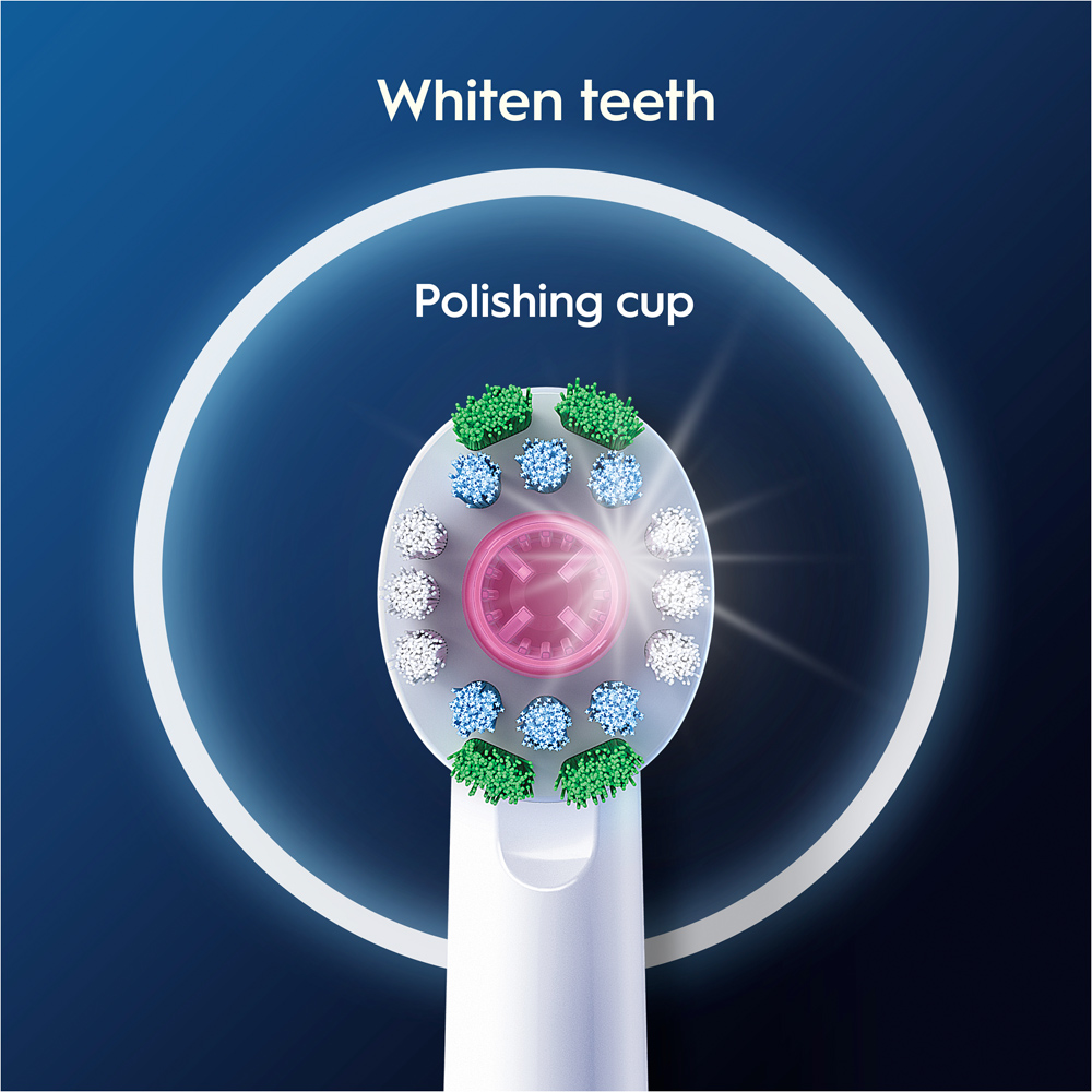 Oral-B Pro 3D White Toothbrush Heads 8 Pack Image 3