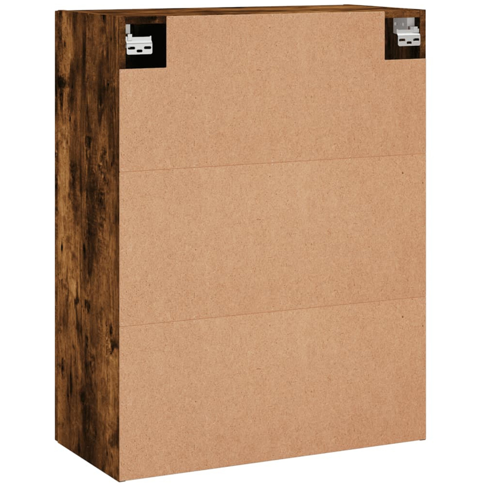 vidaXL 2 Door Brown Smoked Oak Wall Mounted Cabinet 2 Pack Image 8