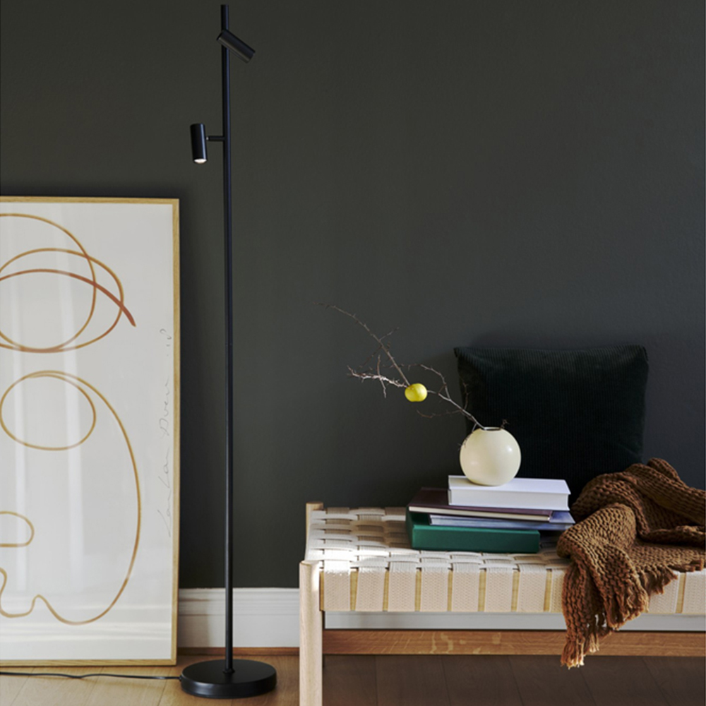 Nordlux Omari Black Floor Lamp Image 2