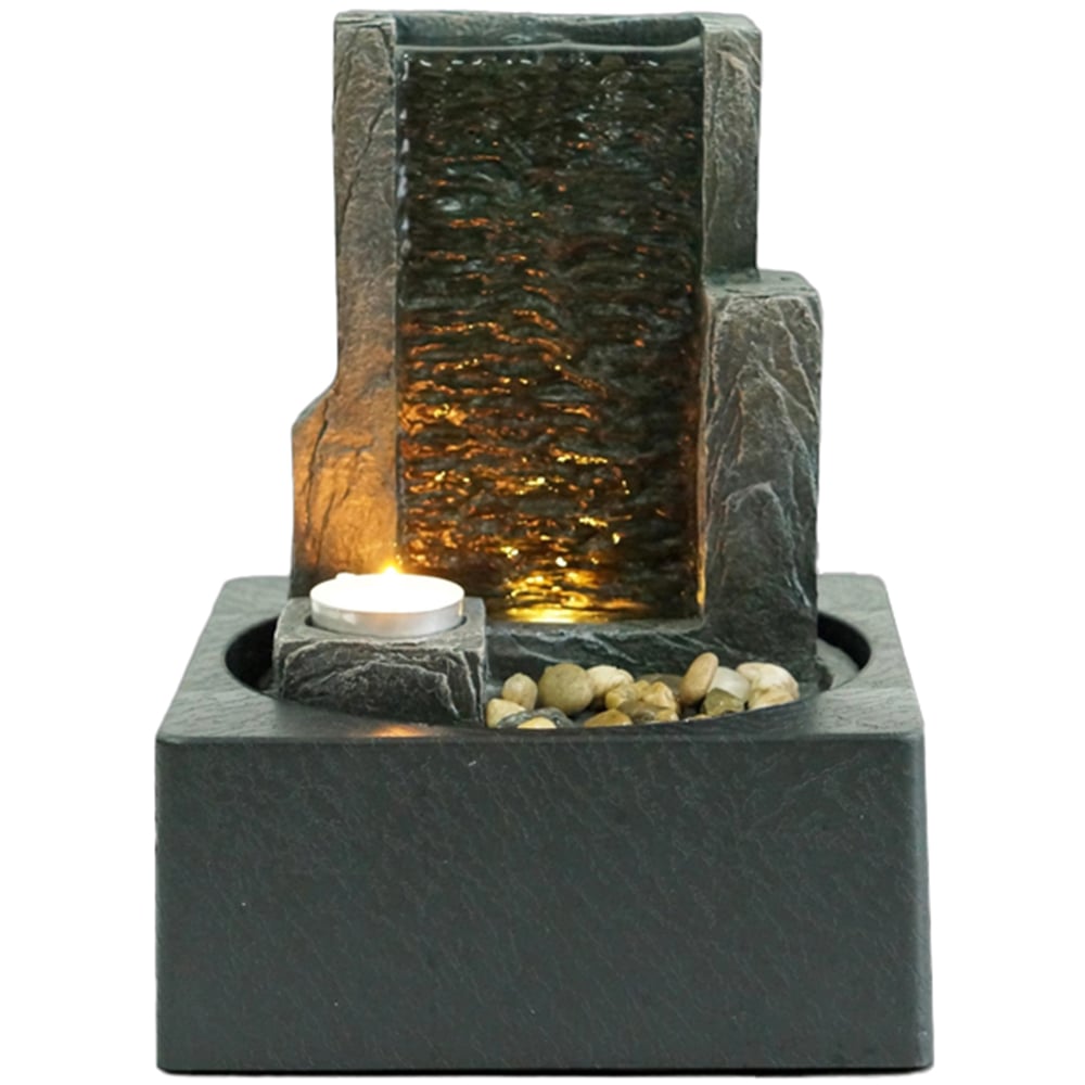 Acacia Home Black Wall Tabletop Fountain Image 1