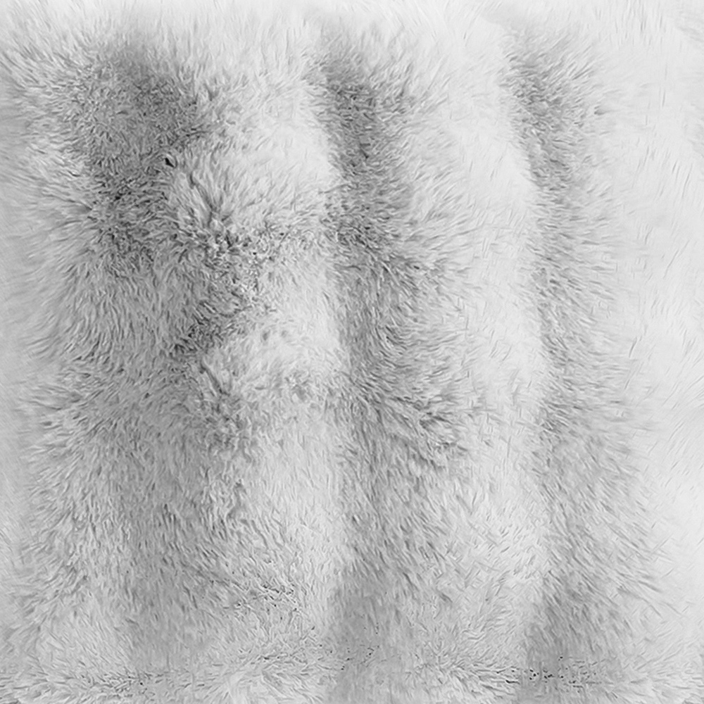 Sweet Dreams Alpine White Faux Fur Cushion 43 x 43cm Image 2