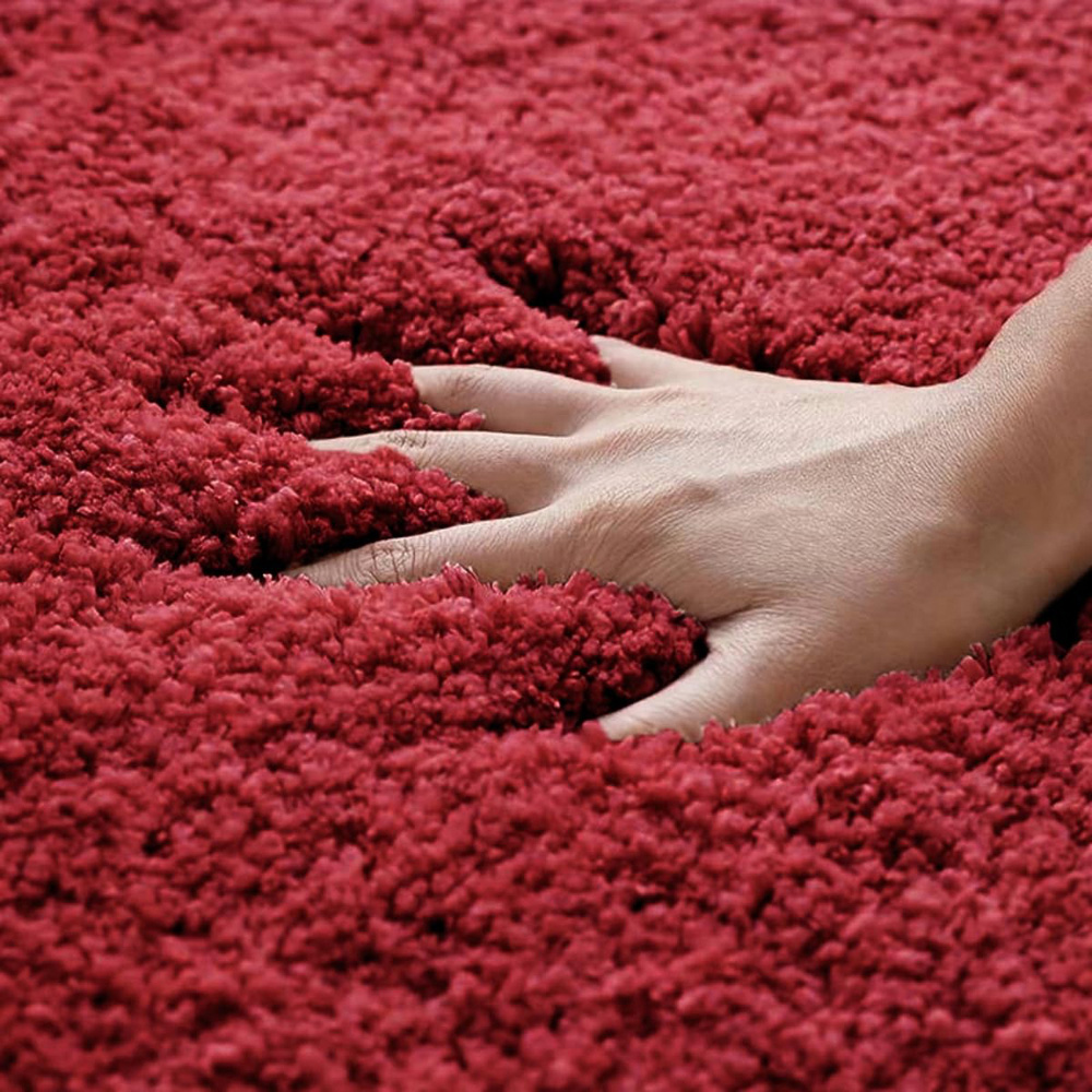 Allure Bath Fashions Wine Microfibre Luxury Non-Slip Bath Mat 50 x 80cm Image 4