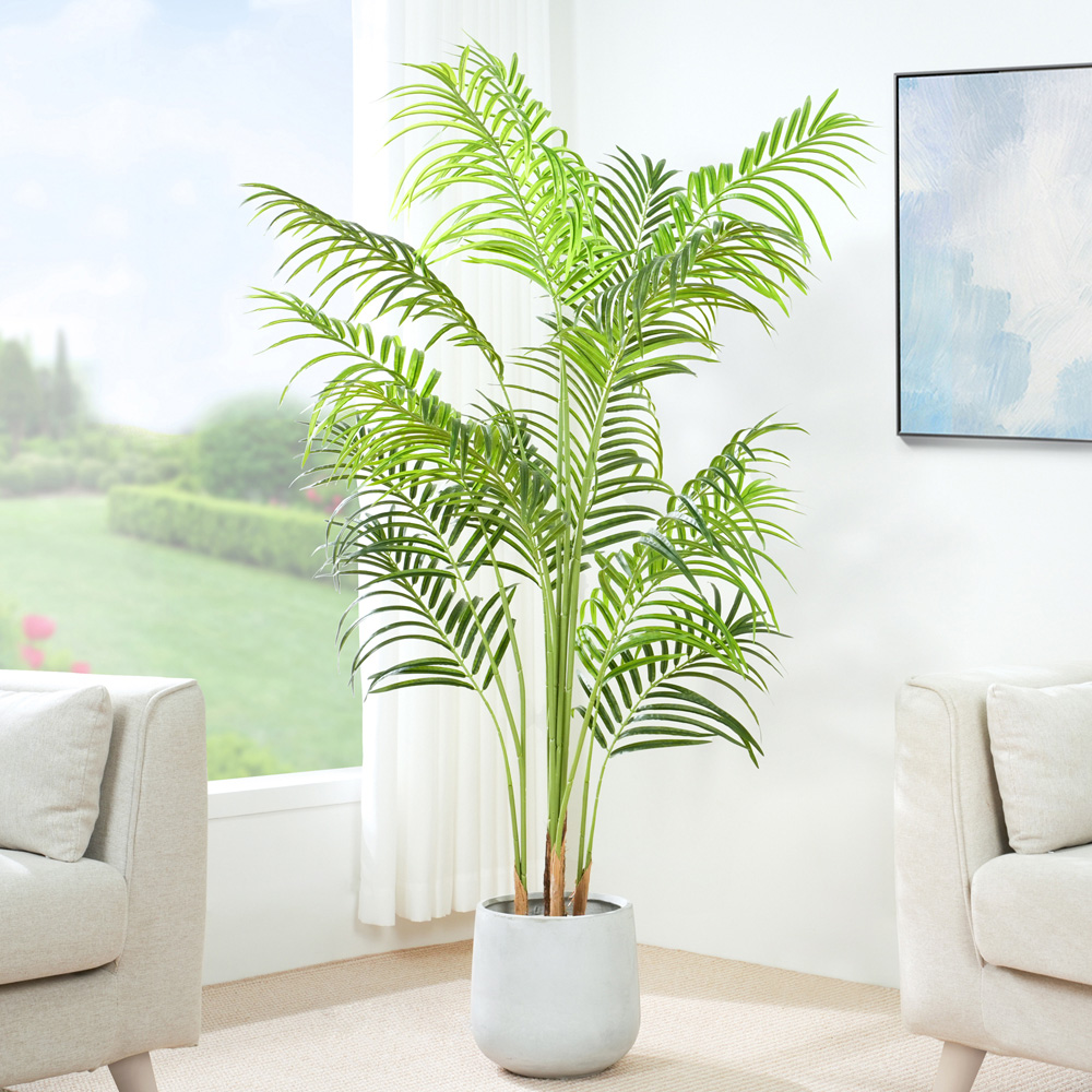 Palm Tree Indoor Artificial Plant 140cm Image 2