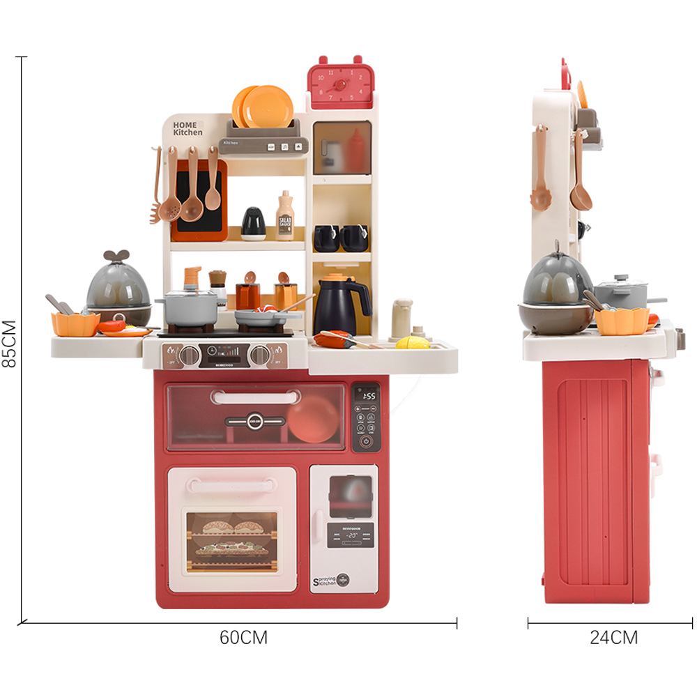 Living and Home Play Kitchen Set with Accessories 63 Pack Image 9