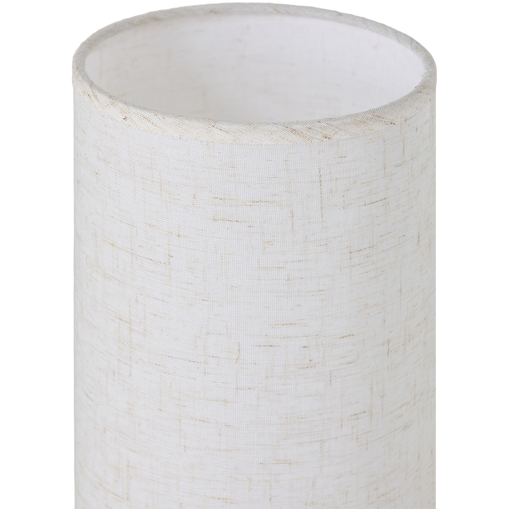 Living and Home RGB Black Cylindrical E27 Table Lamp with Remote Image 5