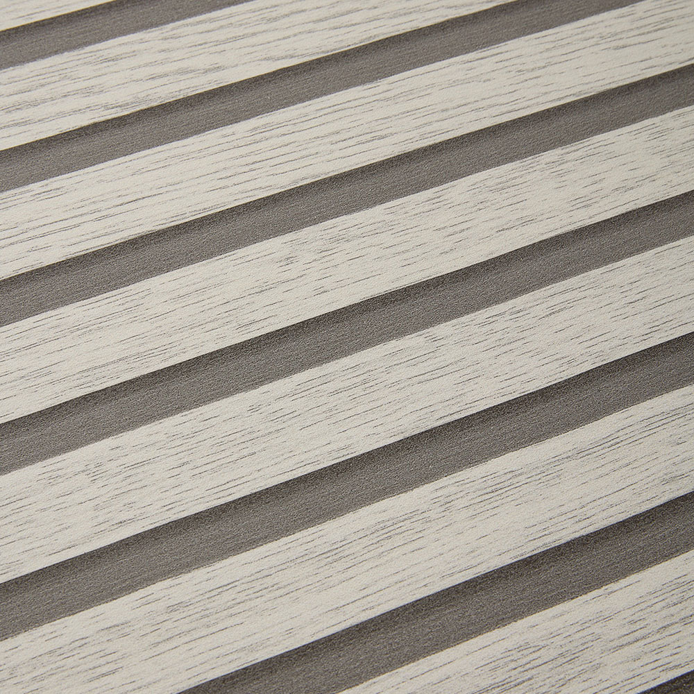 Living and Home Wood Grain Stripe Beige Rectangle PVC Self Adhesive Wall Sticker 10 Pack Image 6