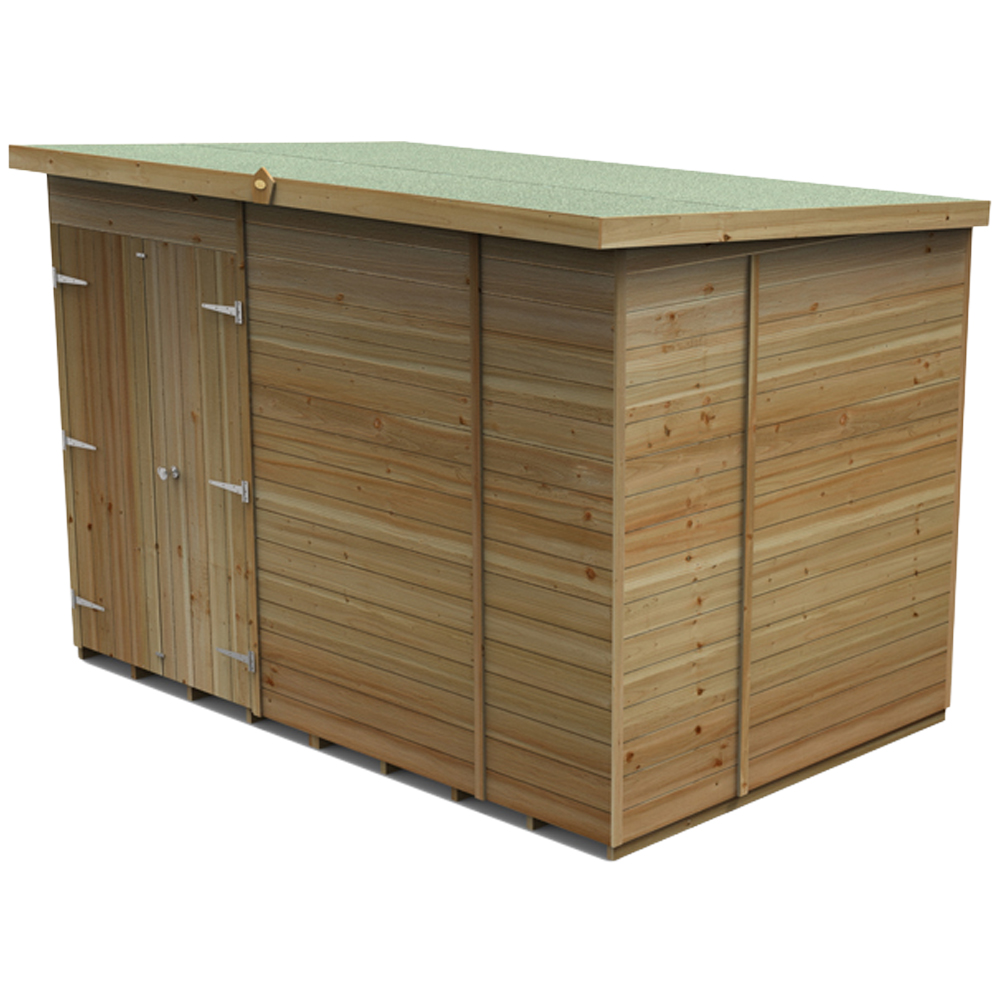 Forest Garden Timberdale 10 x 6ft Pent Shed Image 1