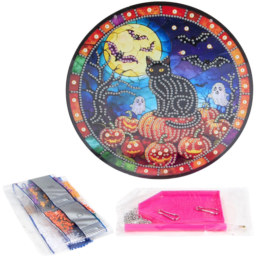 Halloween Diamond Suncatcher Diamond Painting Kit Image 3