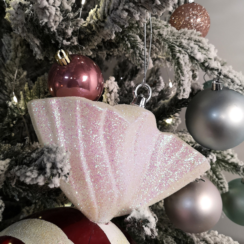 Samuel Alexander Red and White Stripe Hanging Christmas Candy Bauble 50cm Image 6