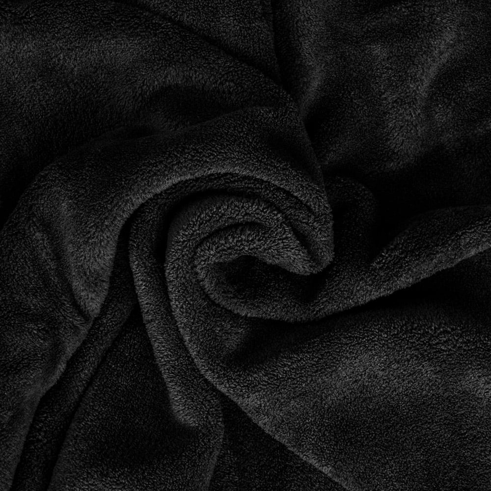 tectake Black Wearable Snuggle Throw with Arms 200 x 170cm Image 6