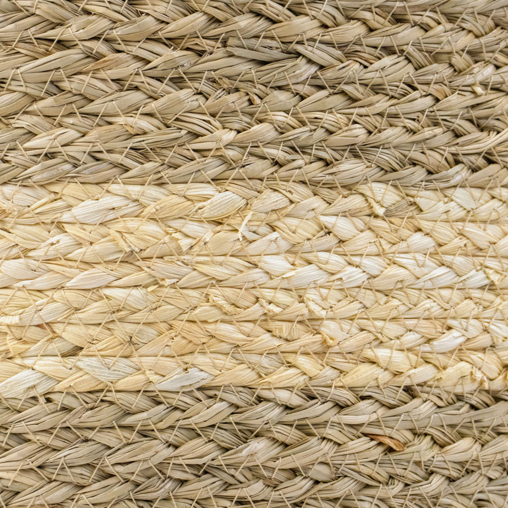 JVL Palma Maize Natural Storage Belly Storage Basket with Handle Image 6