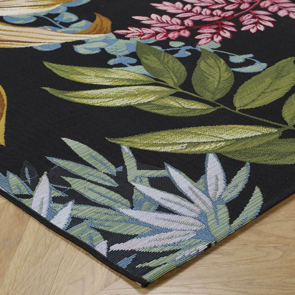 Homemaker Tropicana Black Rug 120 x 170cm Image 4