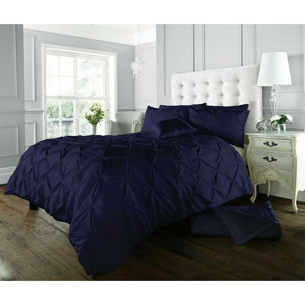 Smart Living Alford Single Navy Duvet Cover Set Image 4