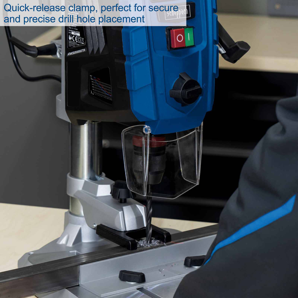 Scheppach DP60 2-Speed 13mm Chuck Bench Pillar Drill 710W Image 6