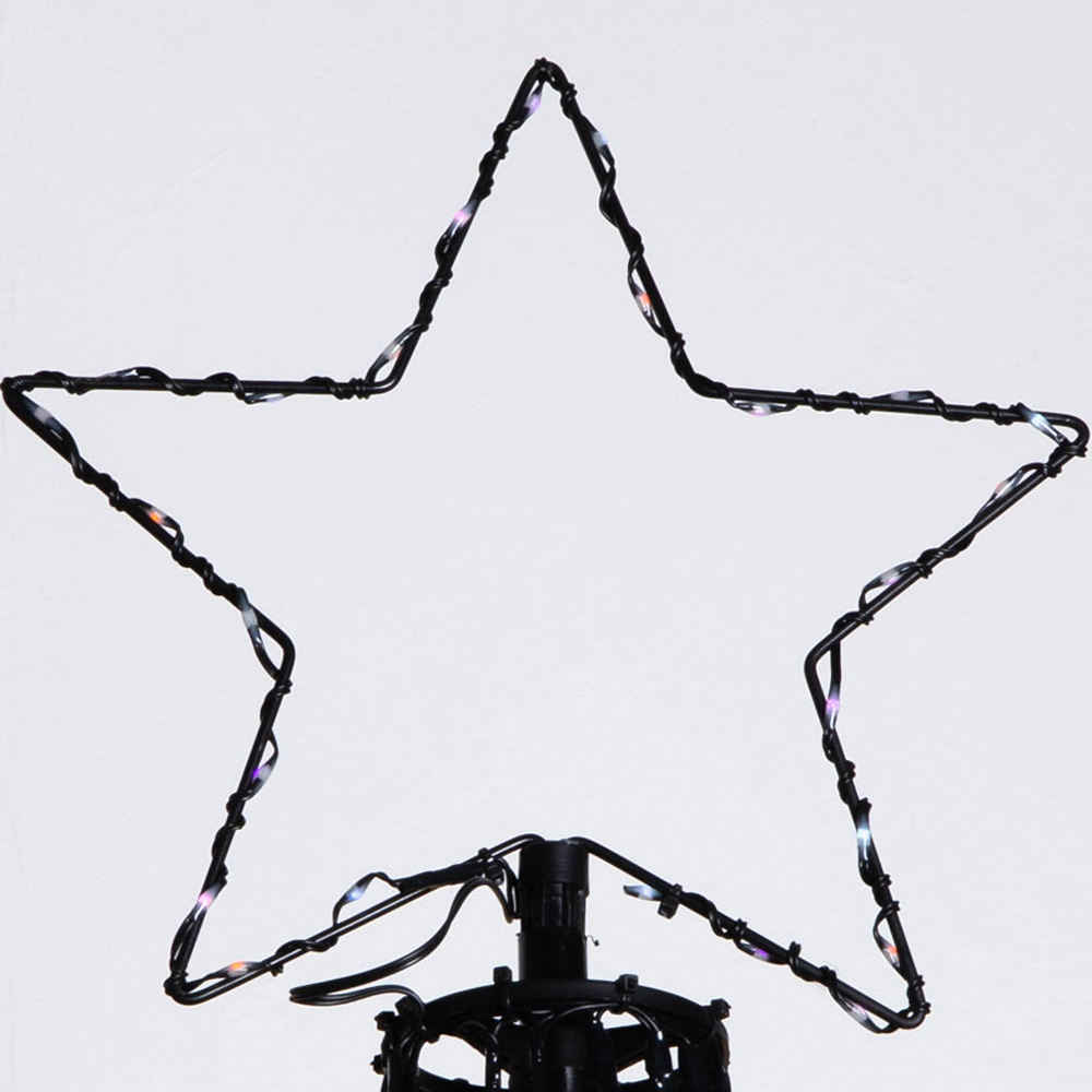 Samuel Alexander 835 Cool and Warm White LED Multi-Function Pyramid Christmas Cone Tree 8ft Image 6