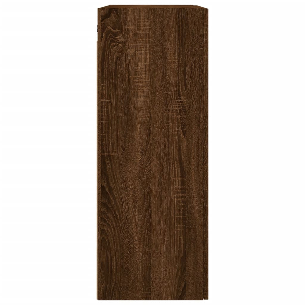 vidaXL 2 Door Brown Oak Wall Mounted Cabinet Image 6
