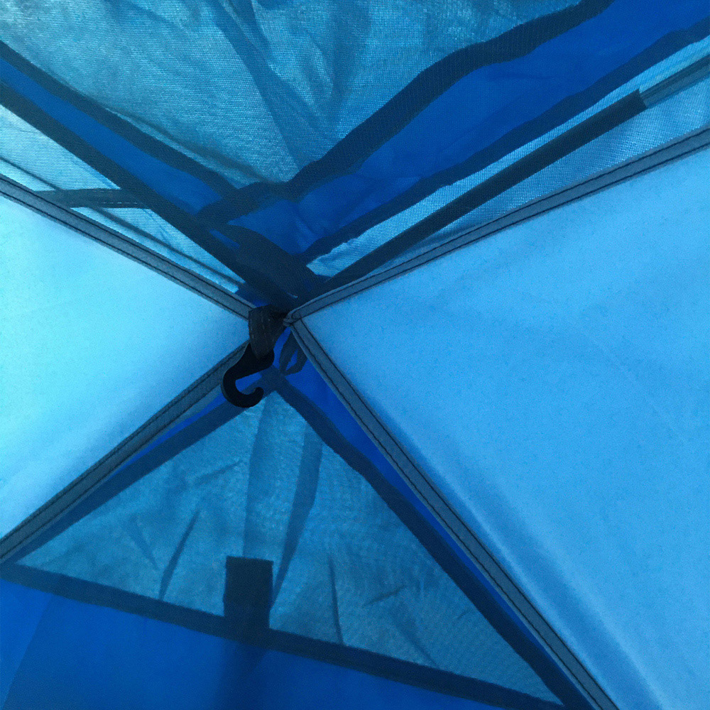 Outsunny 2 Person Waterproof Camping Tent Blue and Grey Image 3