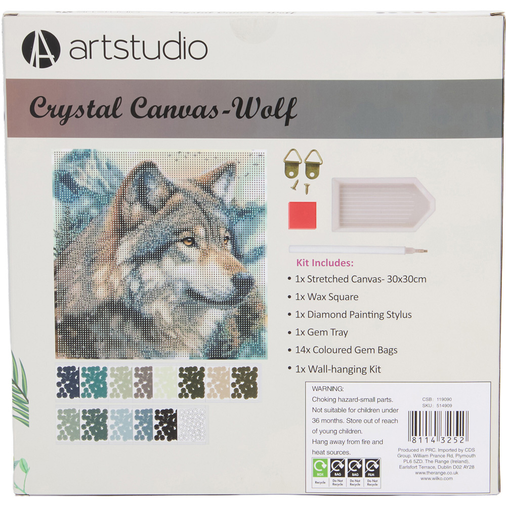 Crystal Canvas White Tiger or Wolf Kit Image 3