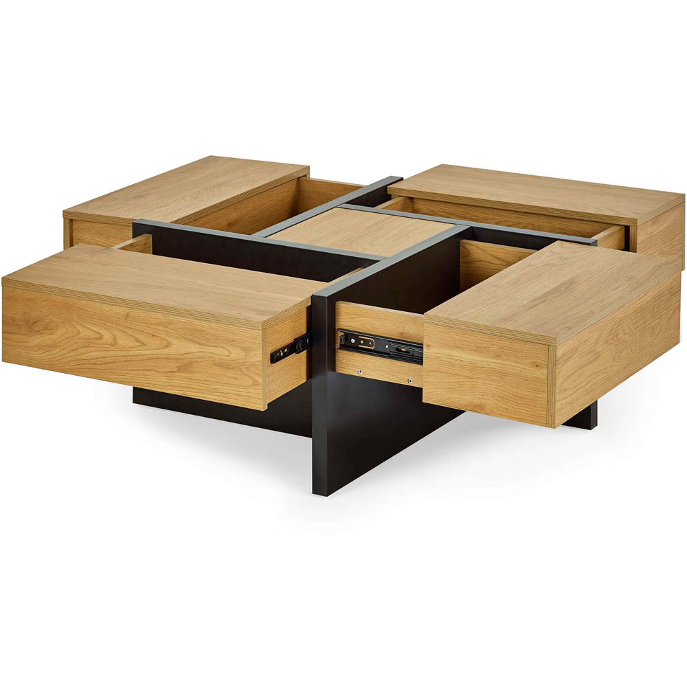 Julian Bowen Tahoe Square Storage Coffee Table Image 3