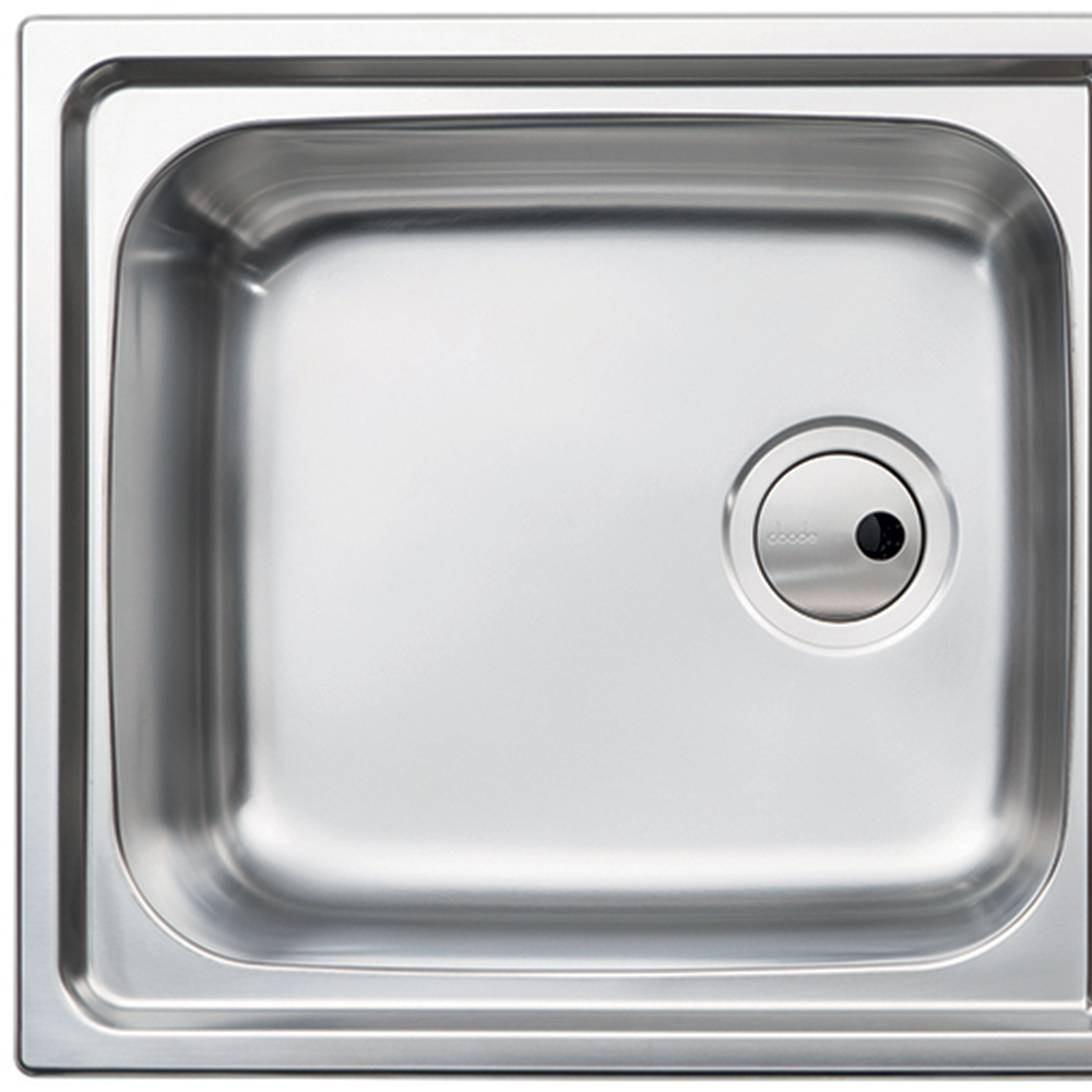 wilko Neron Stainless Steel 1.0 Bowl Kitchen Sink 1000mm Image 2