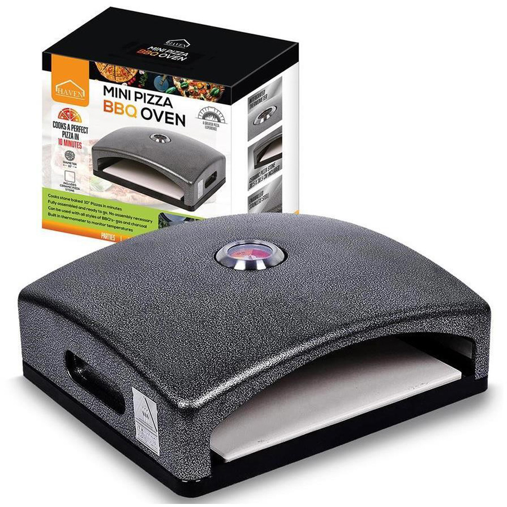 Haven Mini Outdoor Ceramic Pizza Stone BBQ Oven Image 3