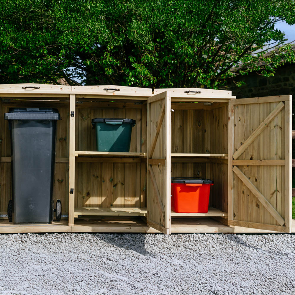 The Garden Village Chatburn 4 Recycle Box 3 Wheelie Bin She Image 8