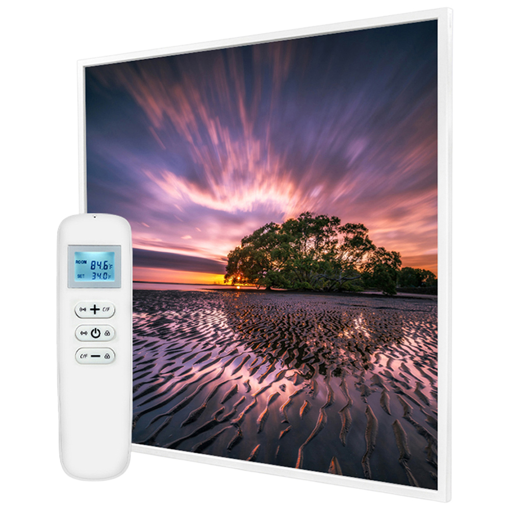 Mirrorstone Nexus Washing Landscape Picture Wi-Fi Infrared Heating Panel 350W 595 x 595mm Image 1