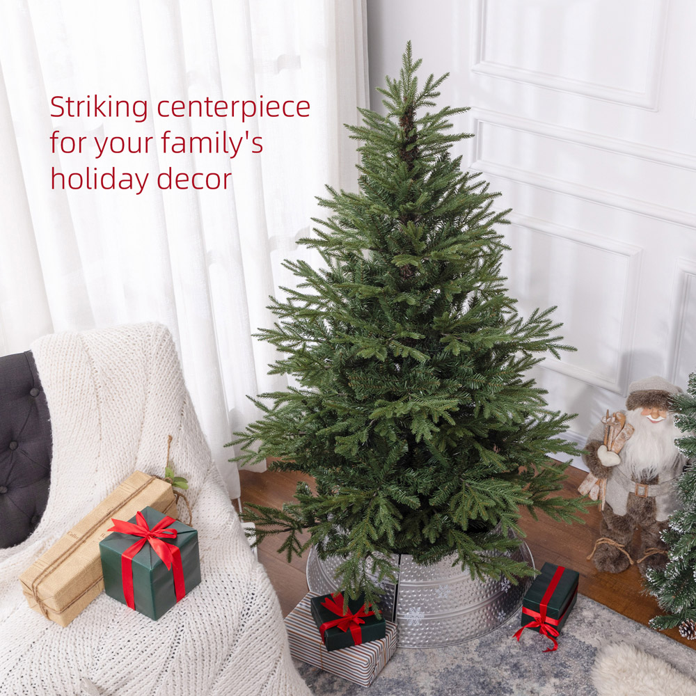 Everglow Green Realistic Artificial Christmas Tree 5ft Image 4