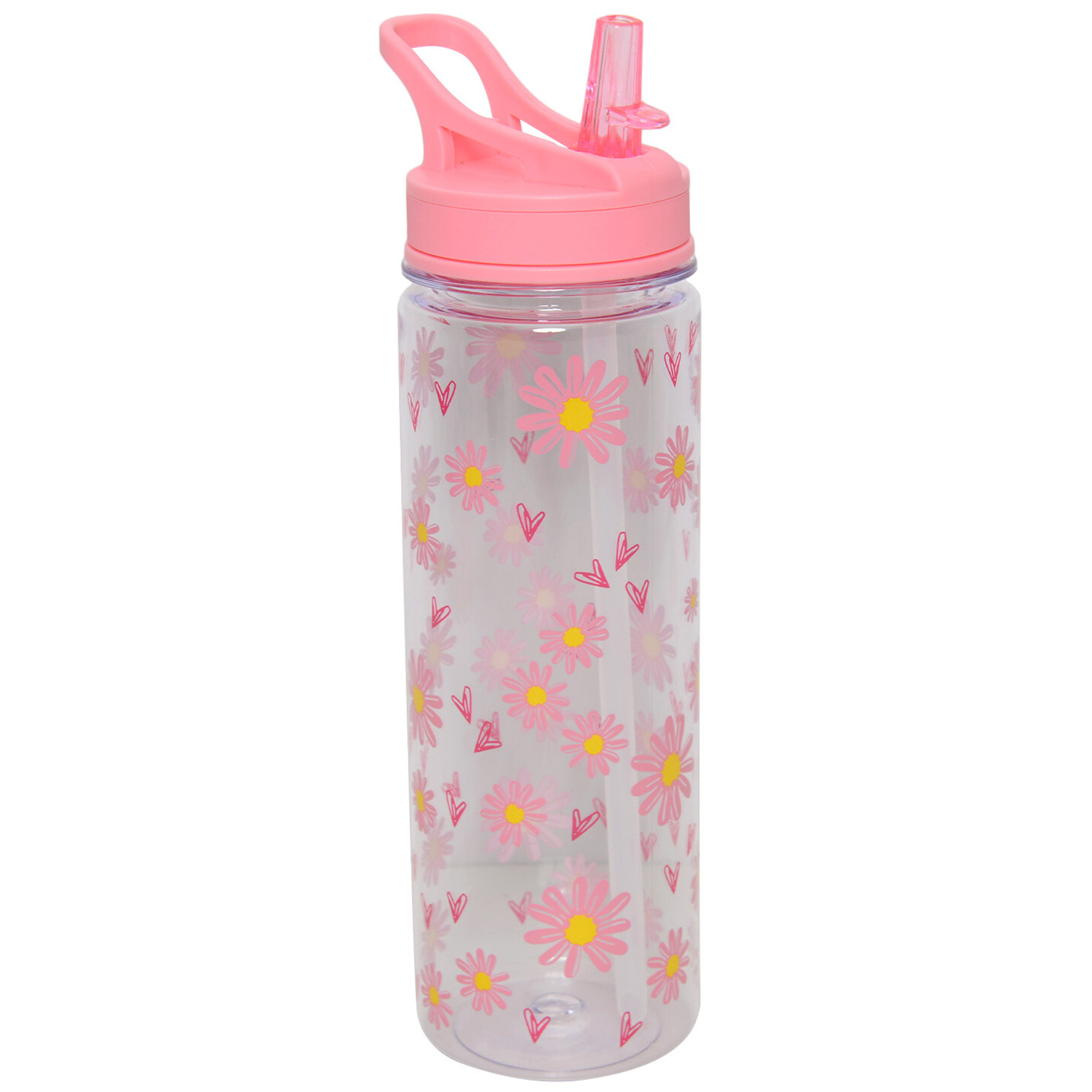 Daisy Daze Sports Water Bottle - Pink Image 1