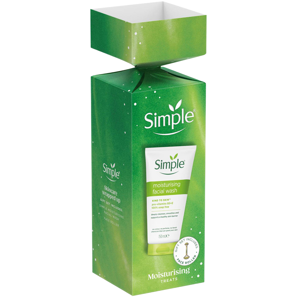 Simple Moisturising Skincare Face Wash Gift Set 3 Pack Image 4