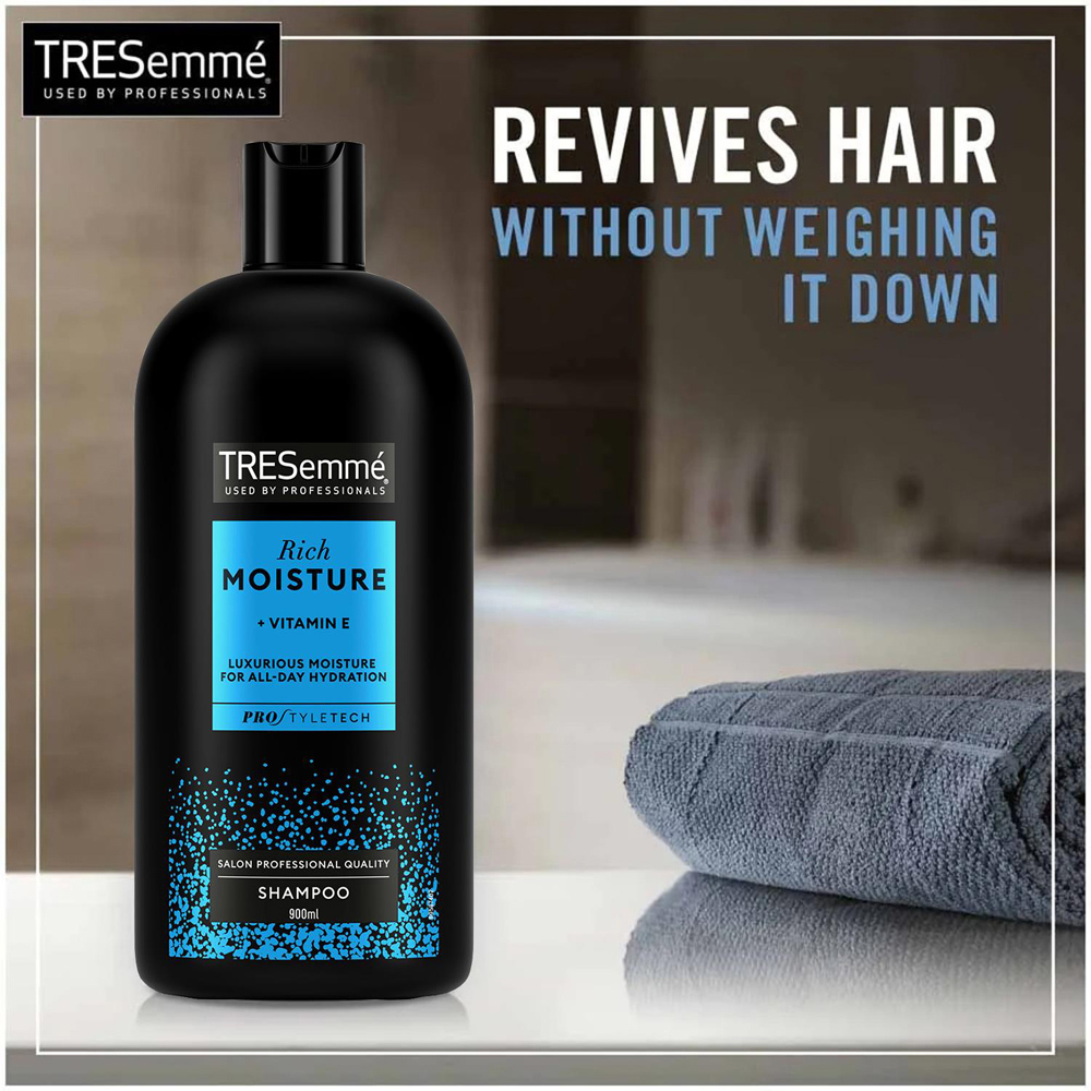 Tresemme Luxurious Moisture Rich Shampoo and Conditioner 900ml 2 Pack Image 8