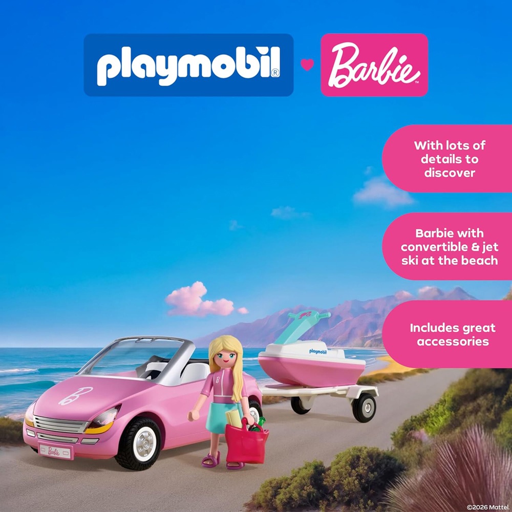 Playmobil Barbie Convertible Play Set 37 Piece Image 7