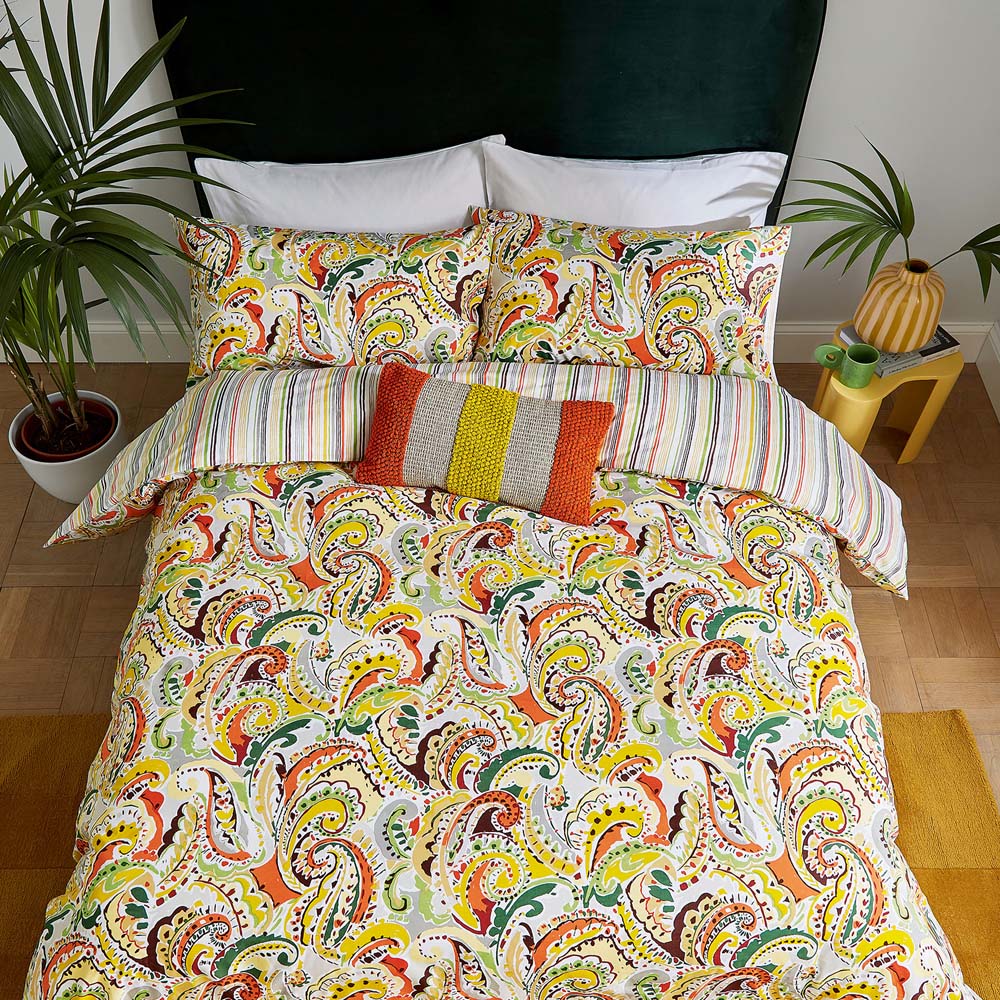 Helena Springfield Penny King Size Mango Duvet Set Image 3