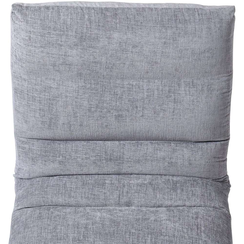 Living and Home Grey Chenille 14-Position Reclining Floor Chair Image 5