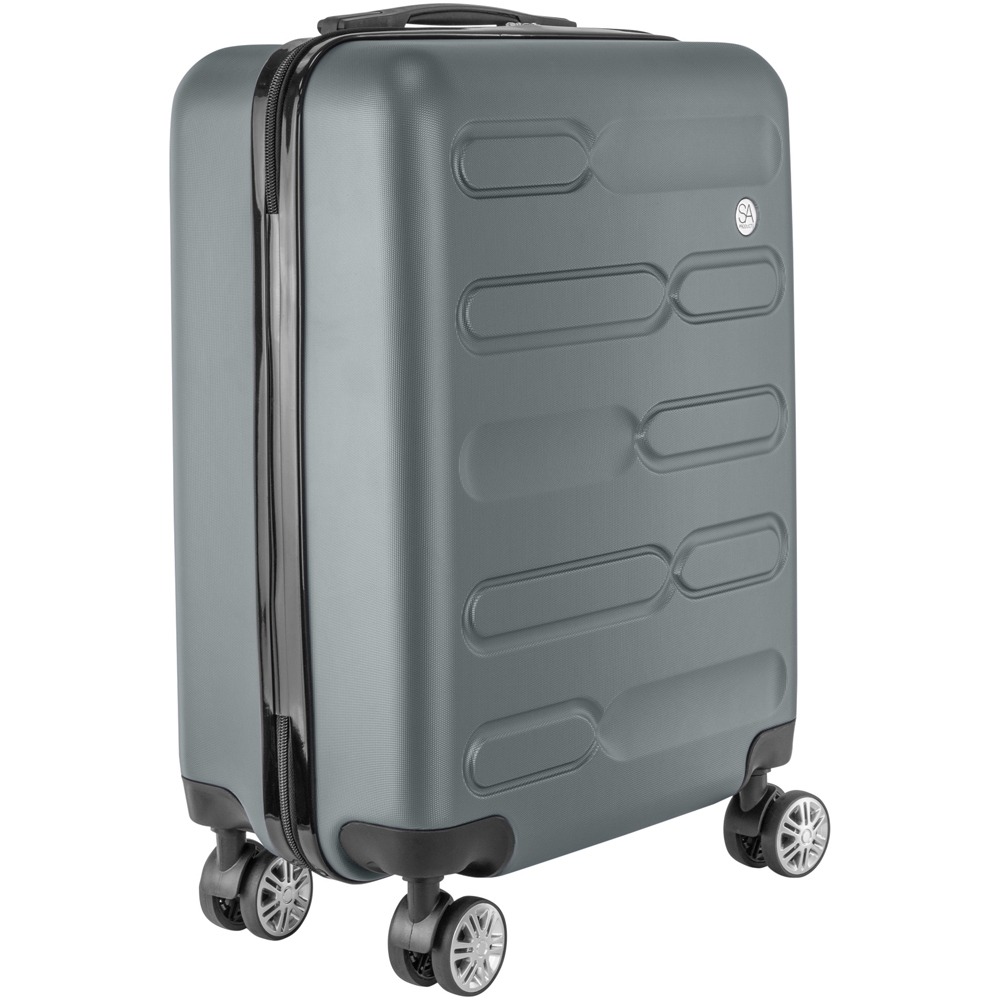 SA Products Grey Carry On Cabin Suitcase 55cm Image 2