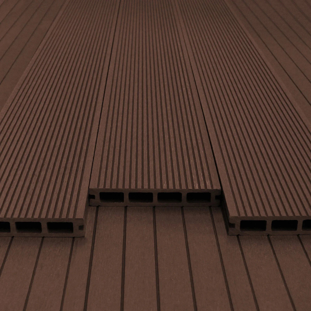 MonsterShop Conker Brown Composite Decking Board 7 Pack Image 4
