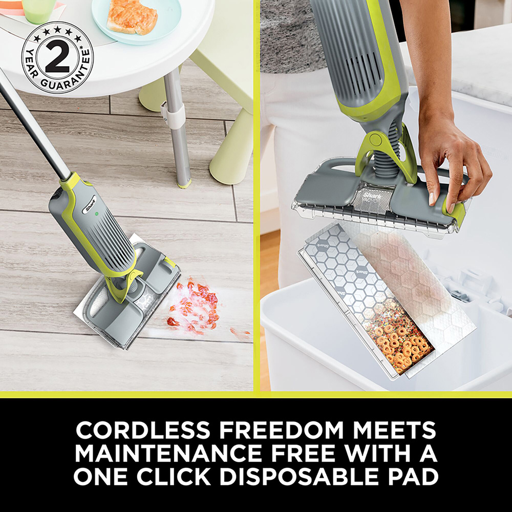 Shark VacMop VM200UK 2-in-1 Charcoal Grey Cordless Vacuum Mop with Targeted Spray Image 4
