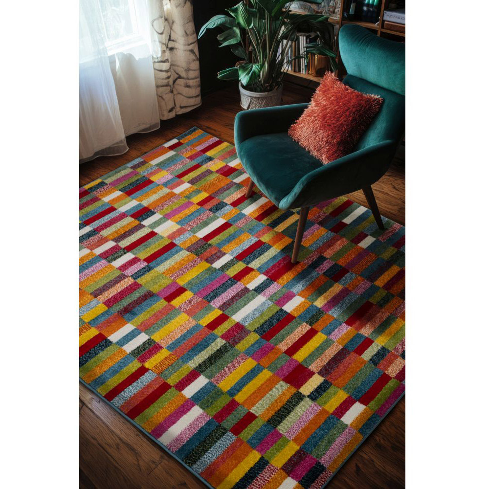 Homemaker New Villa Broken Blocks Rug 120 x 170cm Image 5