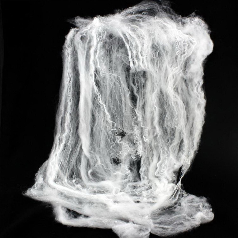 Shatchi Halloween 4 Spiders Web 5 Pack Image 3