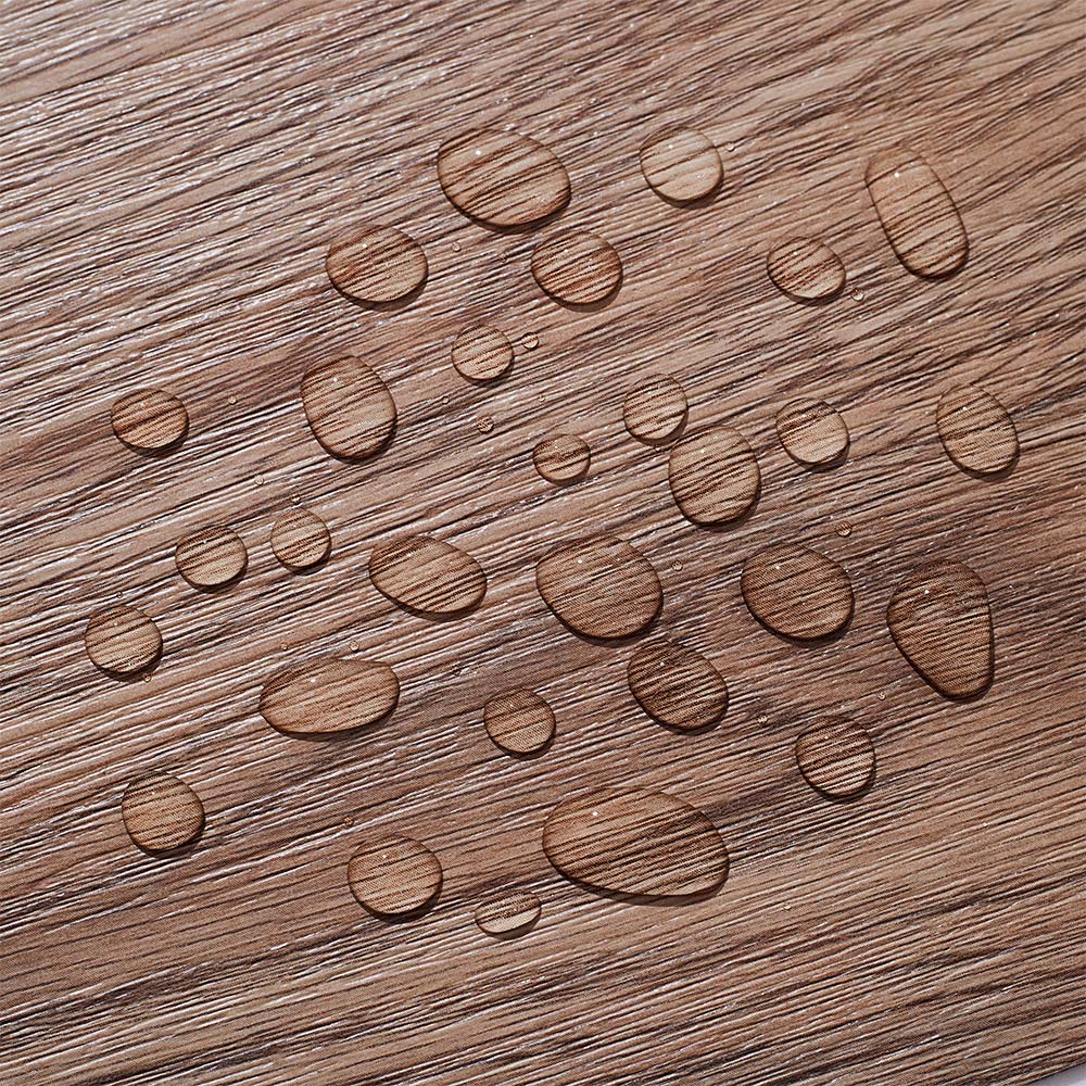 Living and Home Brown Rustic Wood Grain Rectangle PVC Flooring Self Adhesive 36 Pack Image 6